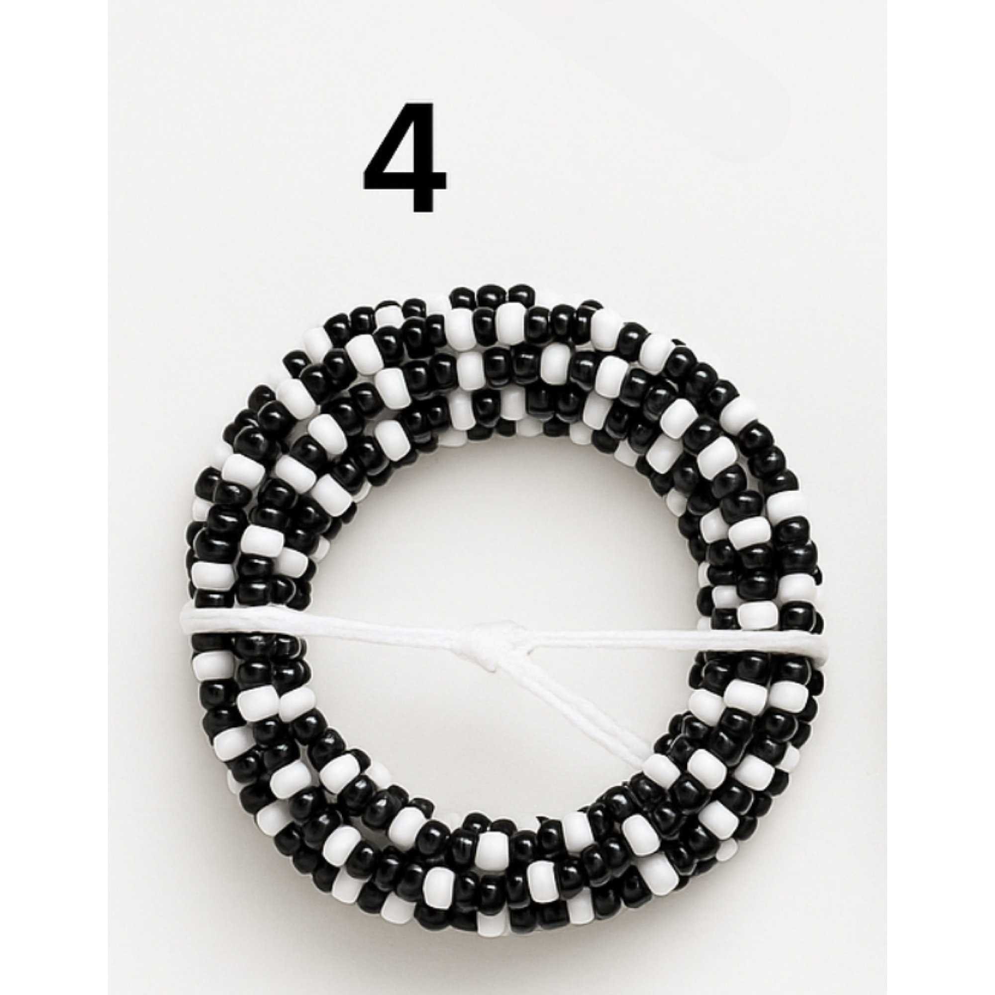 Handmade African Tie-On Waist Beads: Glass Beaded Body Jewelry Fits up to 52 inches