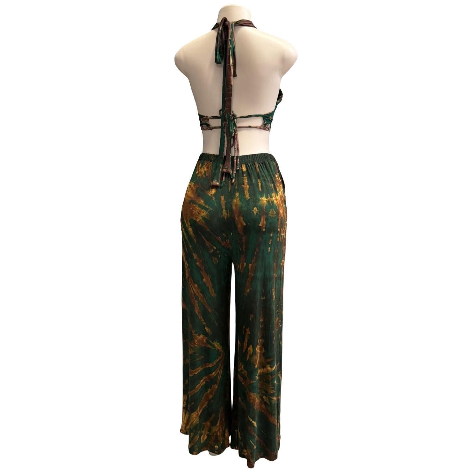 Tie Dye halter and pants (set)