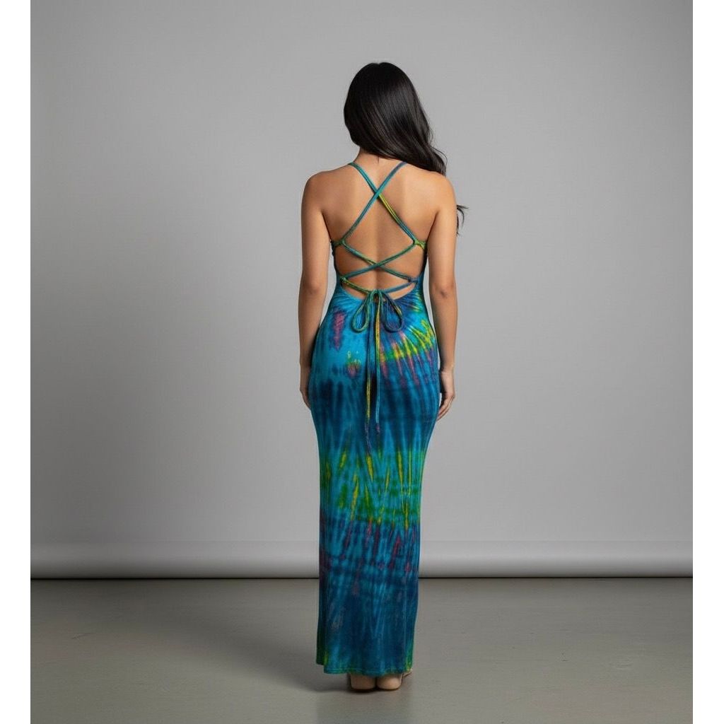 Tie-Dye Maxi Dress