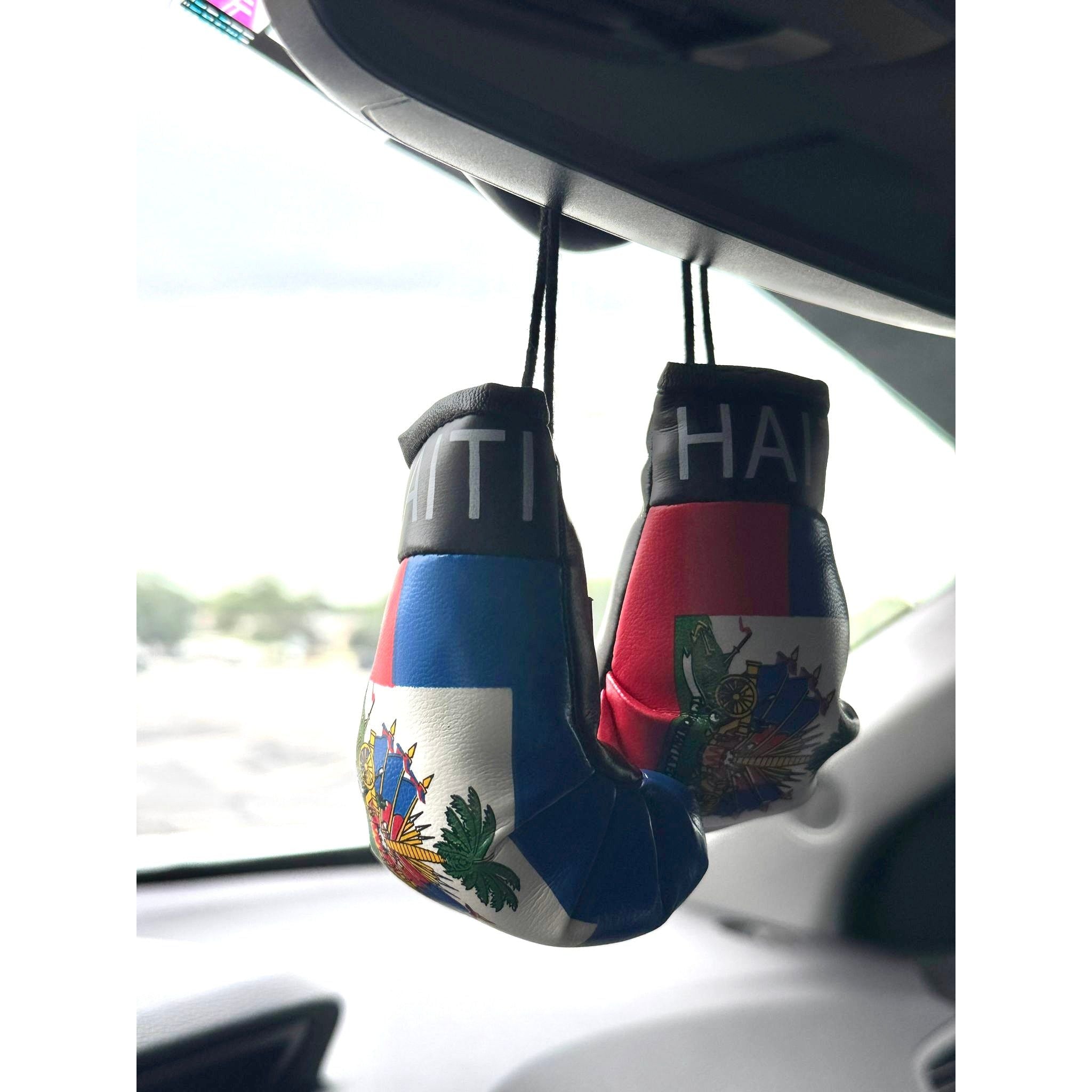 Boxing Gloves Haiti Flag (Lg)