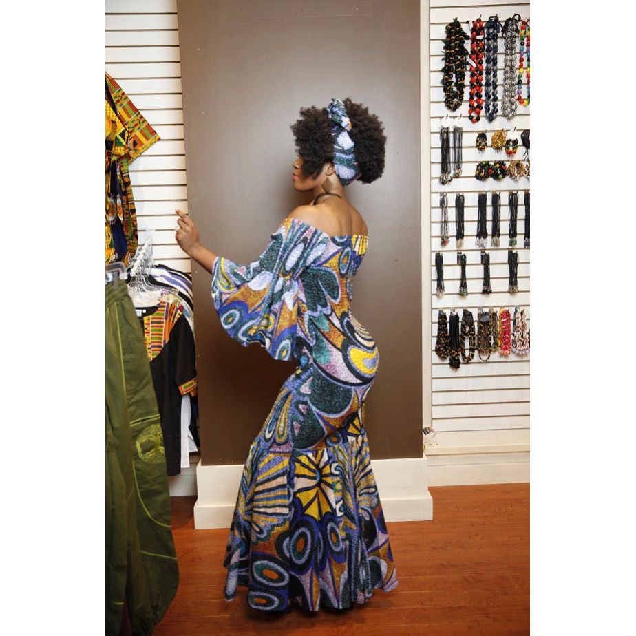 Women's African Dress.