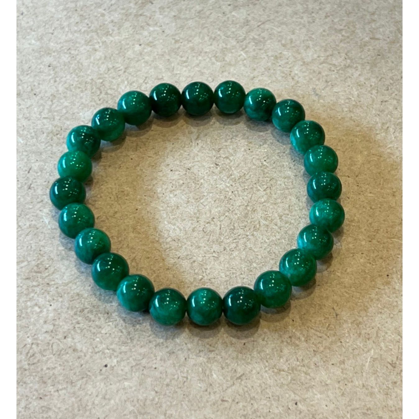 Handmade Green Jade Bracelet, Purity and Serenity.