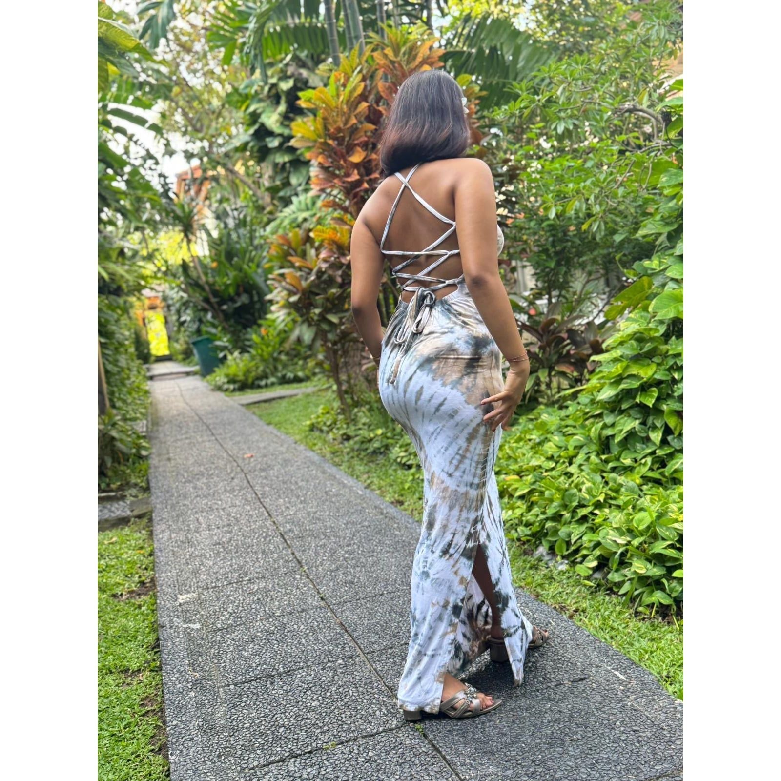 Tie-Dye Maxi Dress