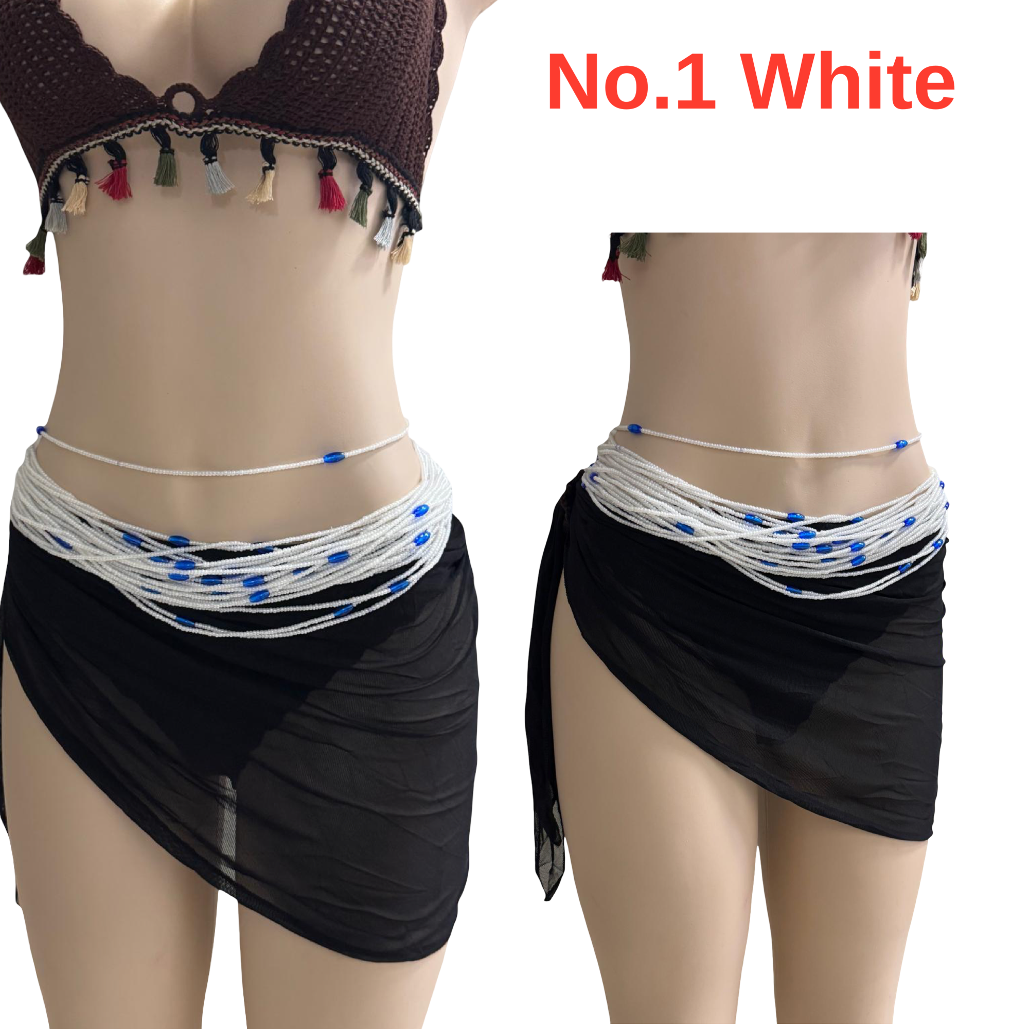 African Tie Waist Beads