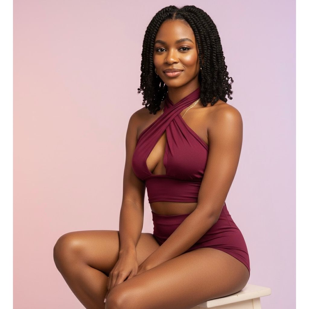 Tops - Criss Cross (Burgundy)