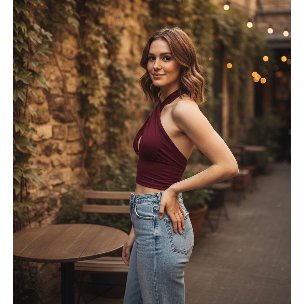 Tops - Criss Cross (Burgundy)