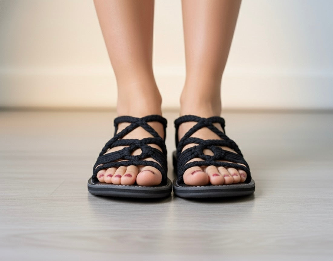 Shoes - Braided Sandals BL