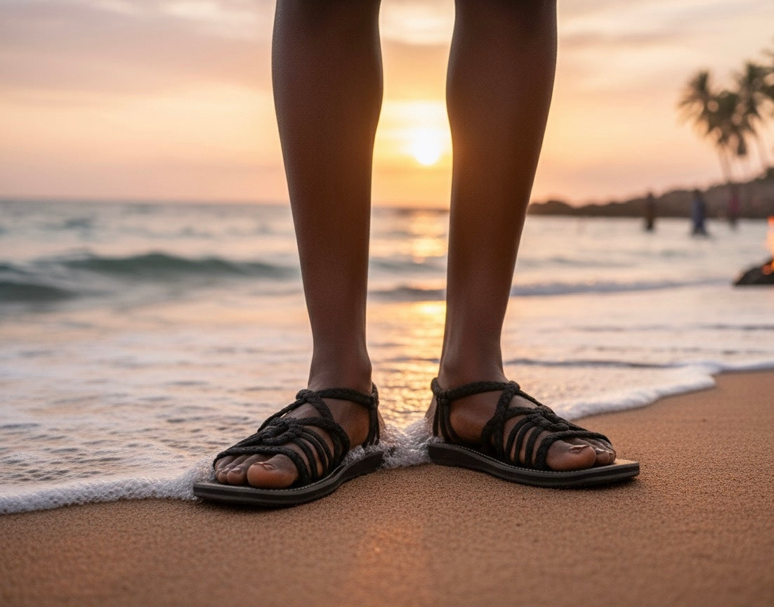 Shoes - Braided Sandals BL