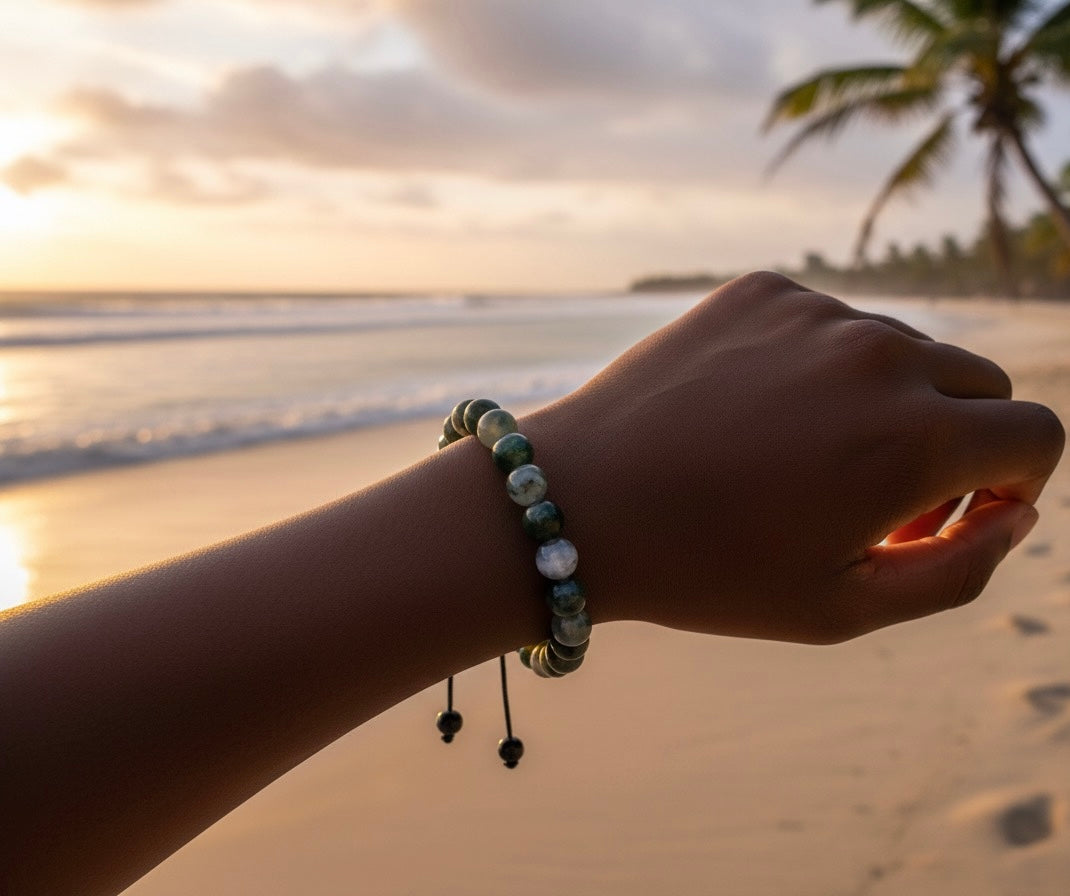 Jade Natural Stone Bracelet.