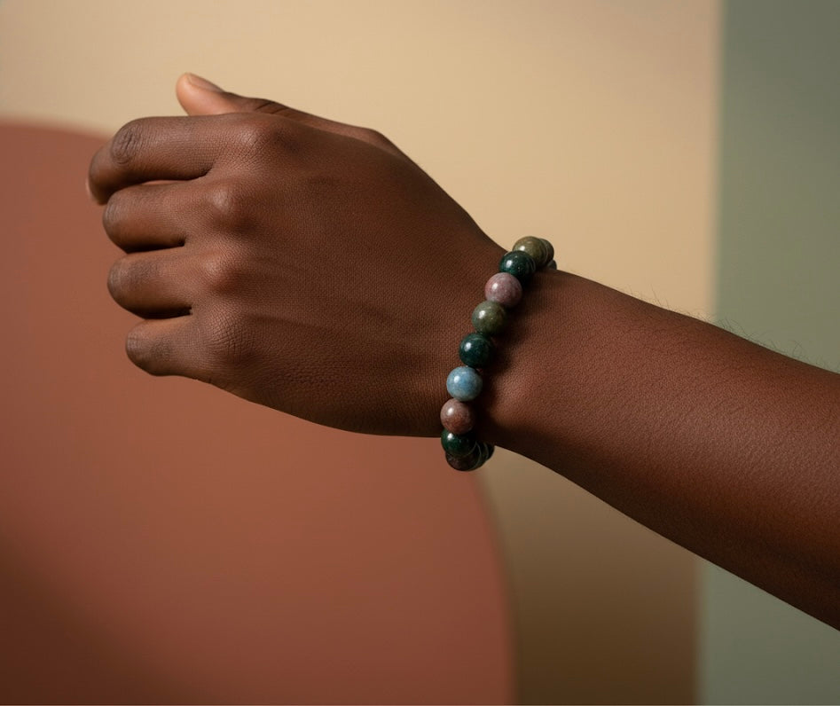 Blood Stone Natural Bracelet.