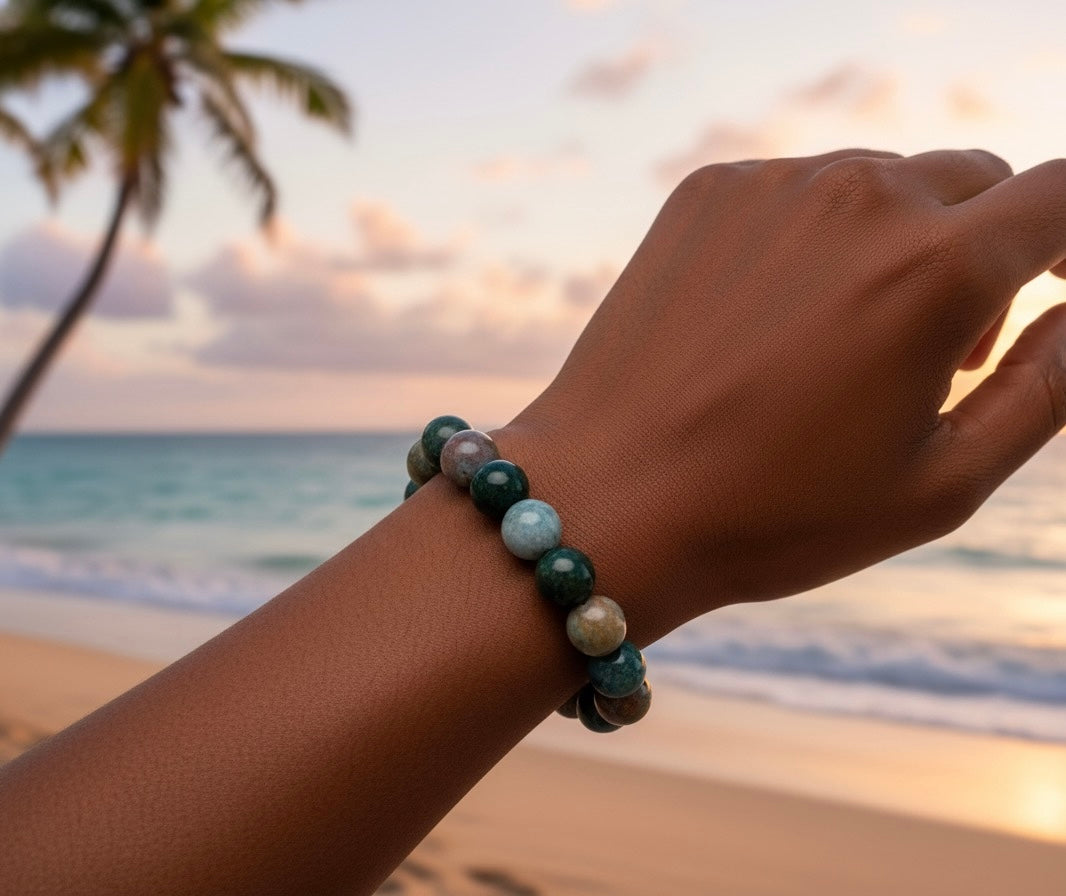 Blood Stone Natural Bracelet.