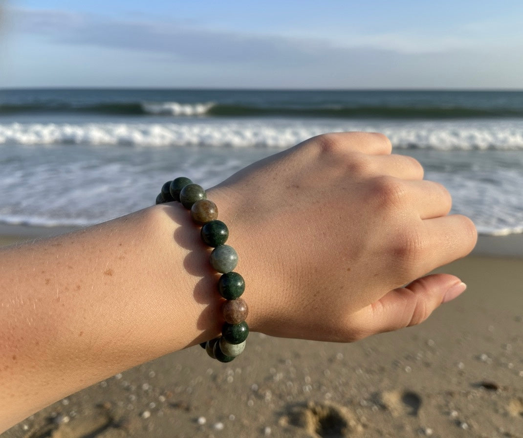 Blood Stone Natural Bracelet.