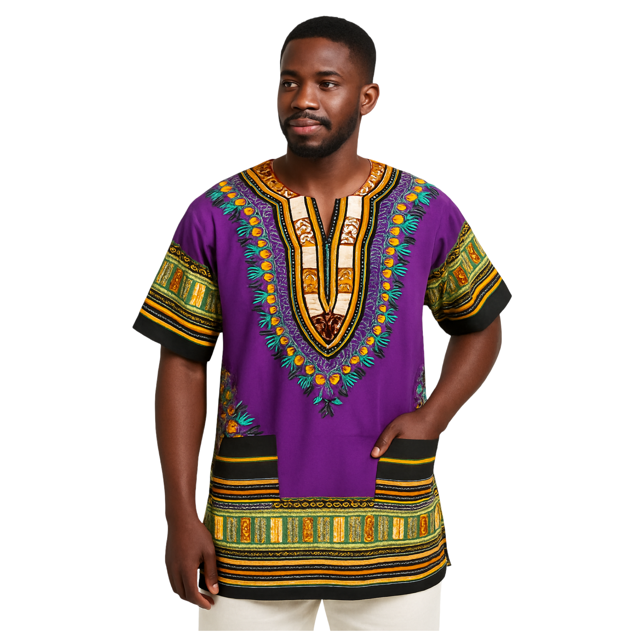 V-Neck Dashiki - More Colors.