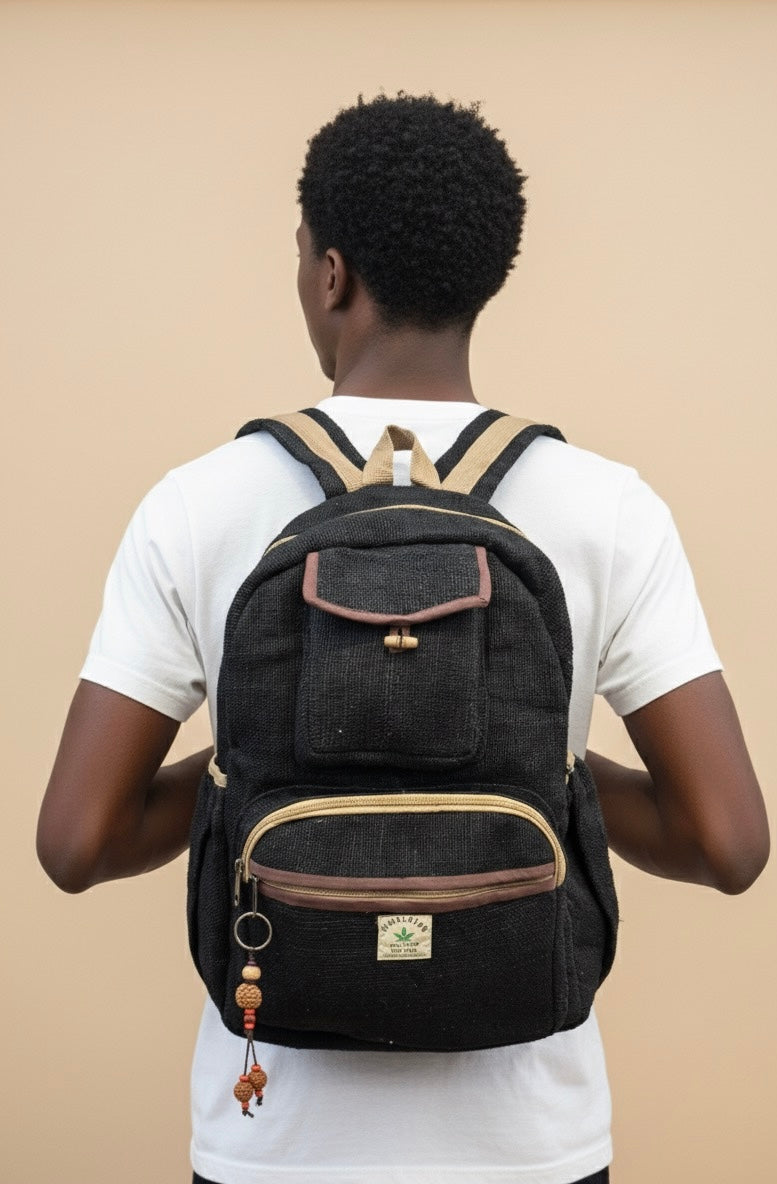100% Hemp Bag/Black