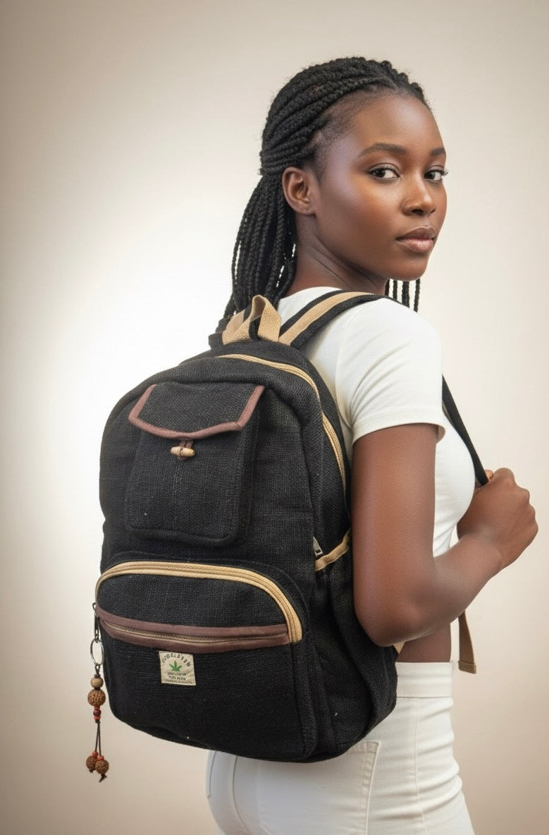 100% Hemp Bag/Black