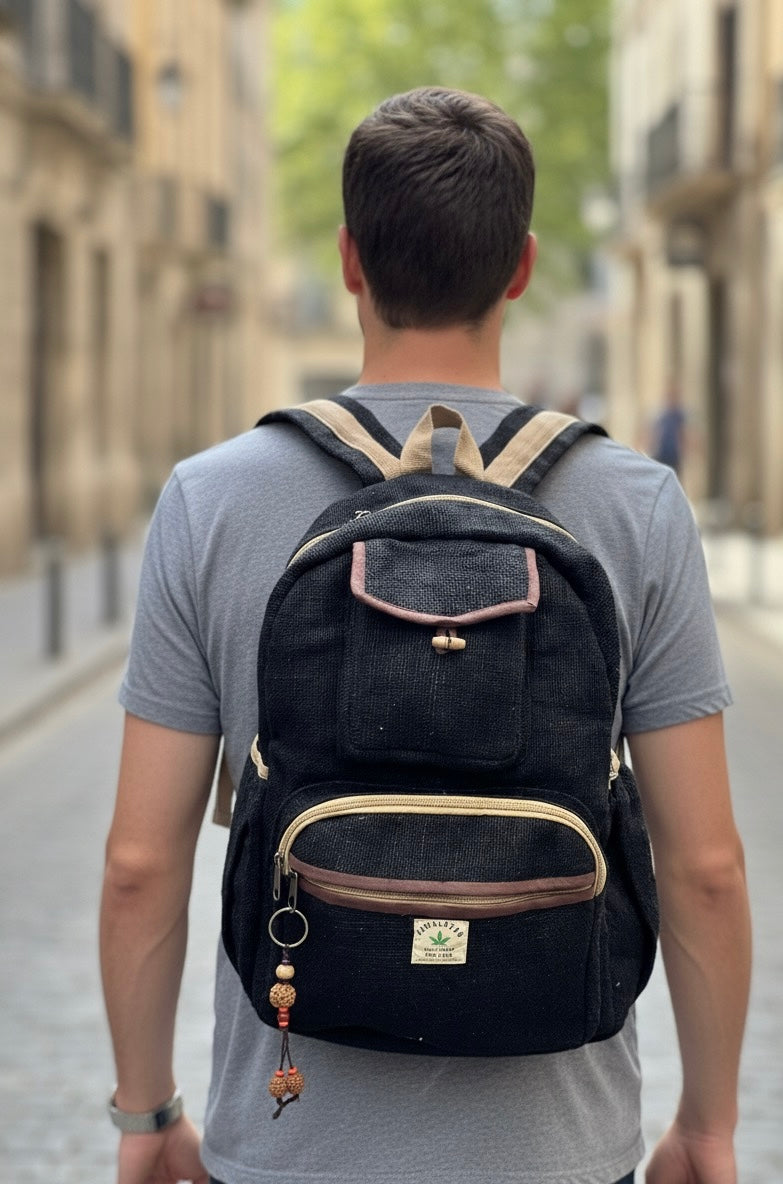 100% Hemp Bag/Black