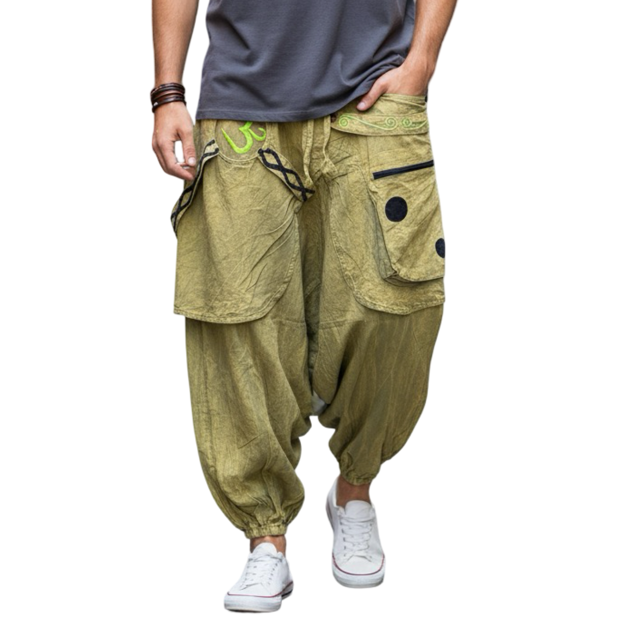 Men Boho Harem Pants