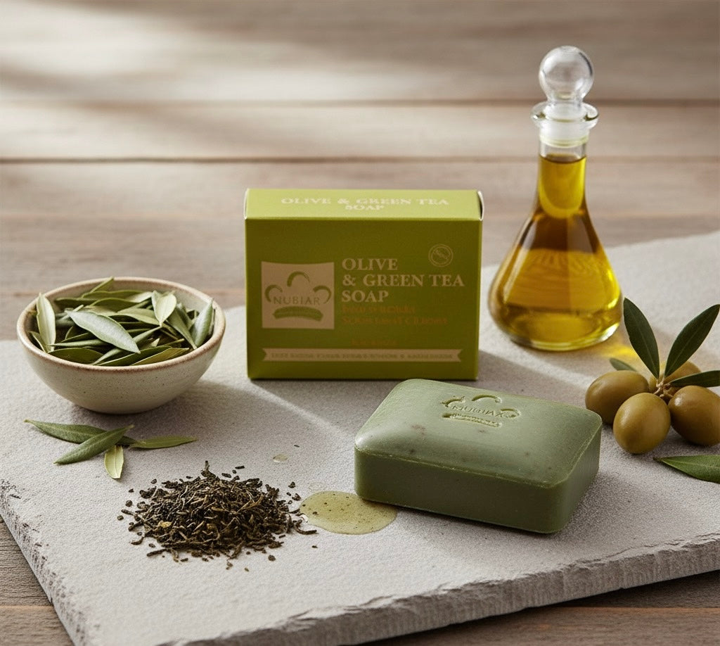 Soap - Nubian-Olive and Green Tea
