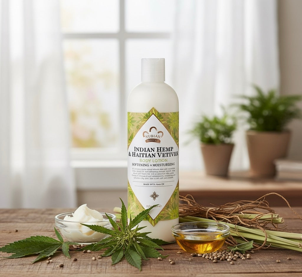 Indian & Haitian Vetiver Lotion.