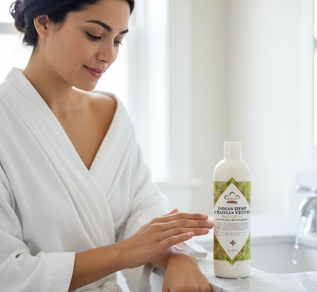 Indian & Haitian Vetiver Lotion.