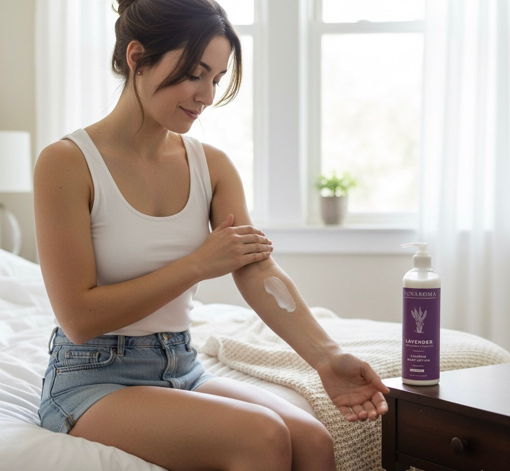 Sunaroma Lavender With Shea Butter & Vitamin E Oil