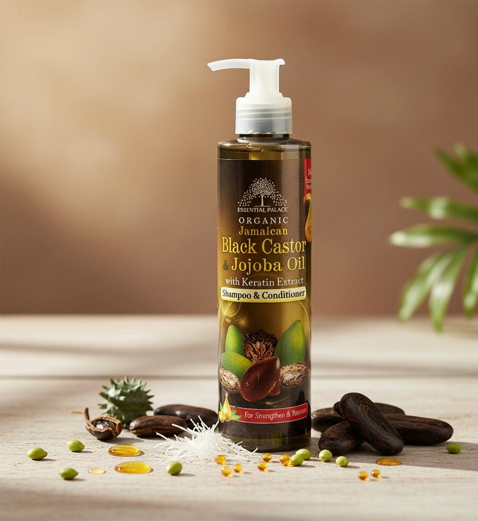 Black Caster & Jojoba Oil Shampoo and Conditional