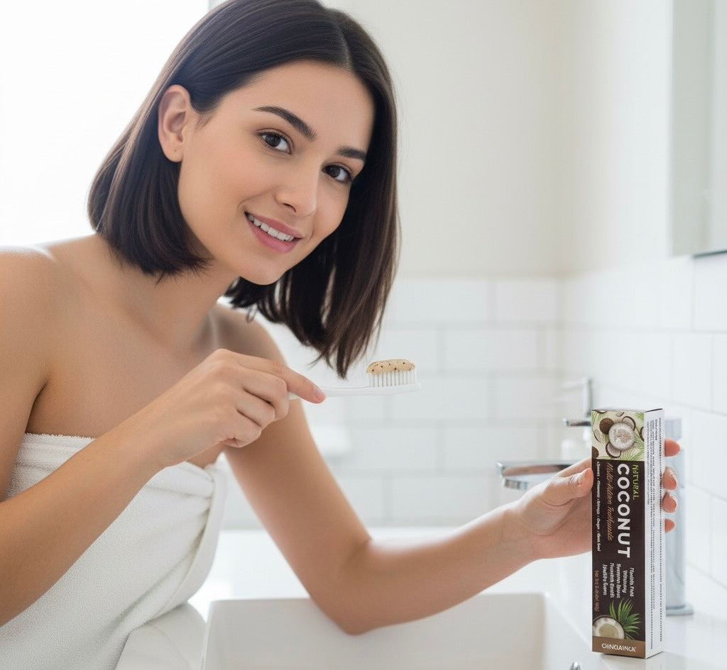 Toothpaste - Coconut Whitening (Cinnamon).