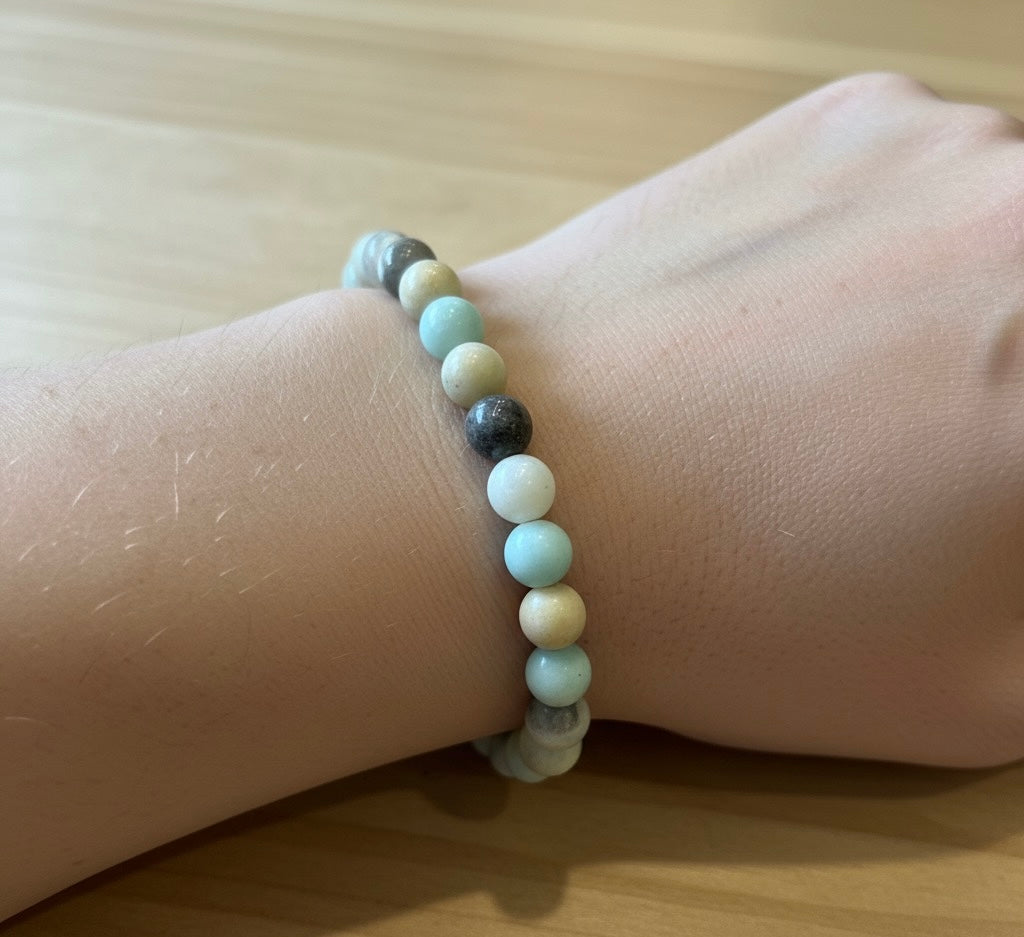 Amazonite Crystal Bracelet.