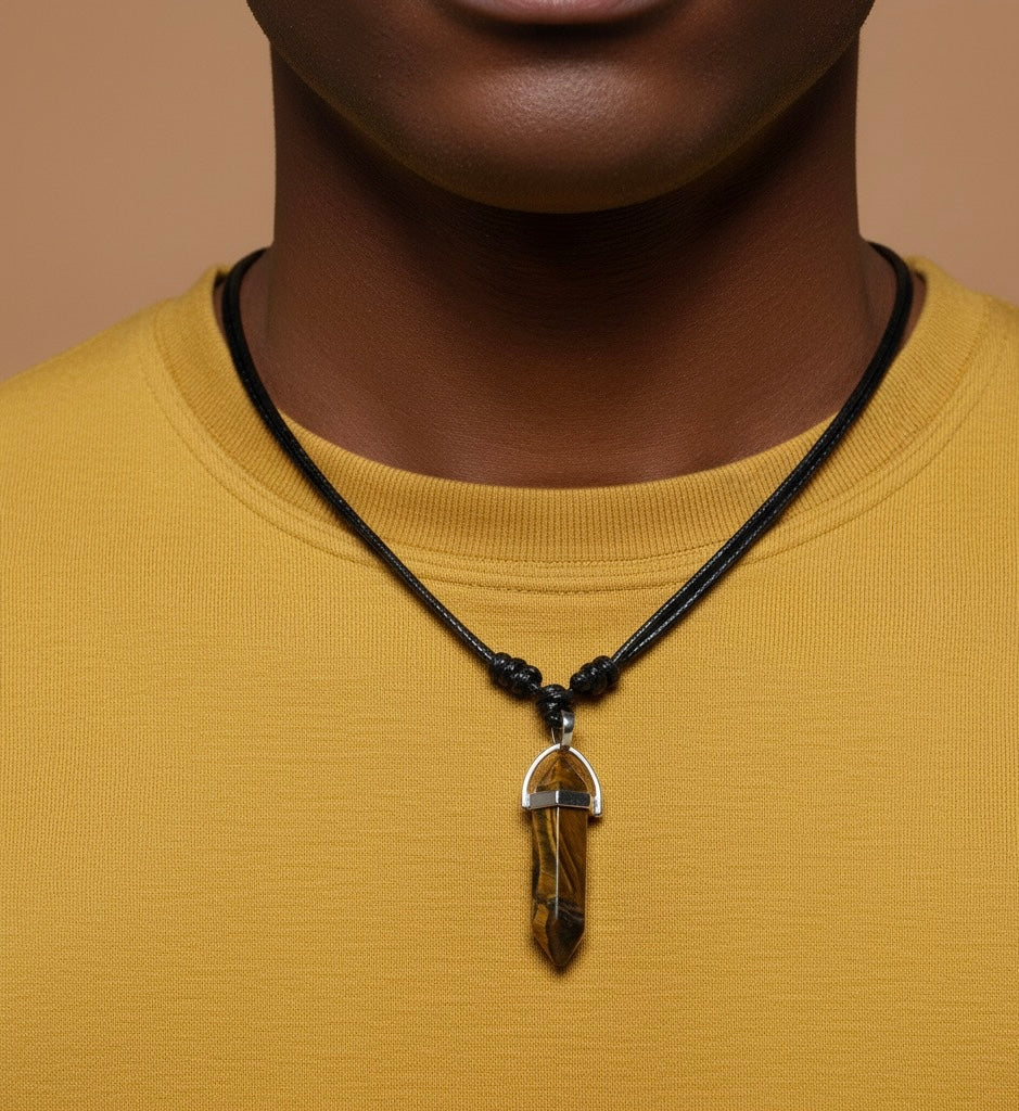 Tiger's Eye Quartz Necklaces.