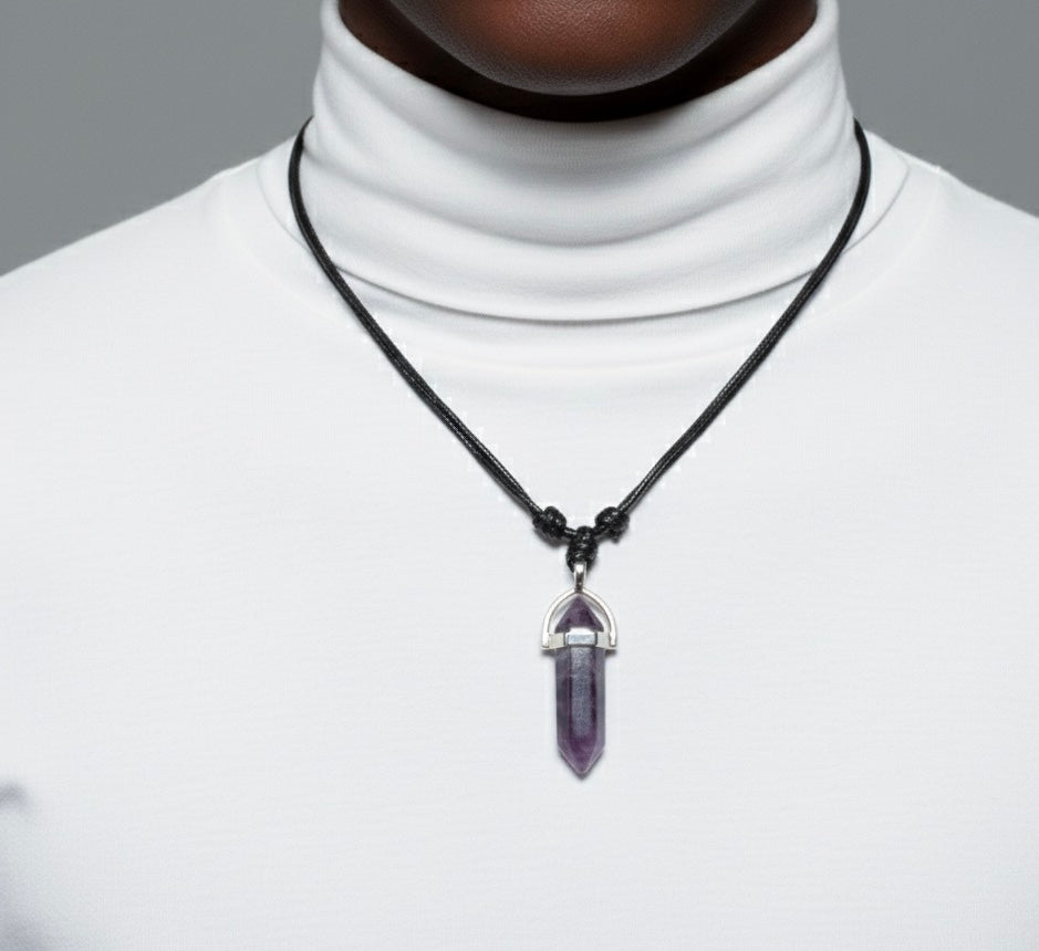 Amethyst Quartz Necklaces.