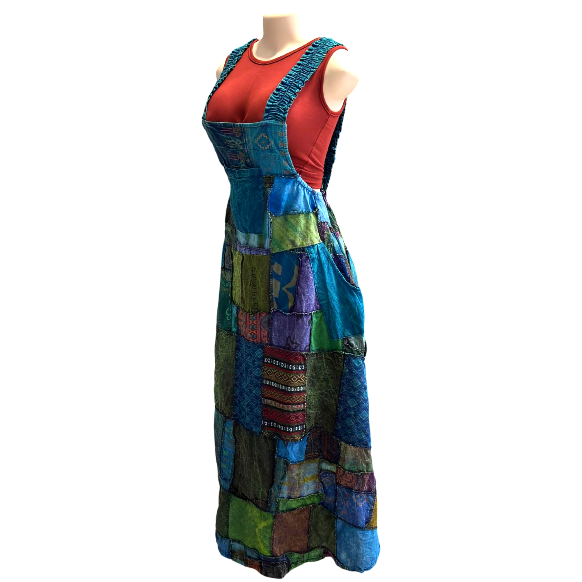 Patchwork Dress (Assorted Colors)