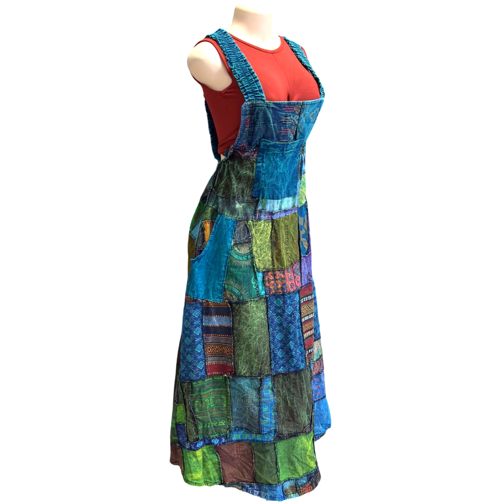 Patchwork Dress (Assorted Colors)