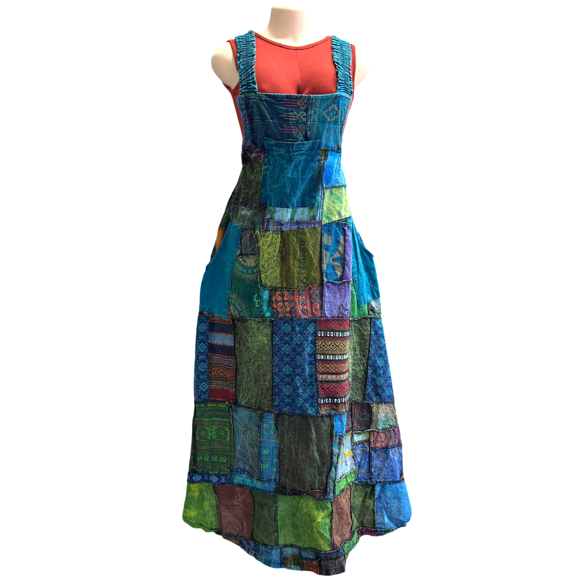 Patchwork Dress(Assorted Colors)