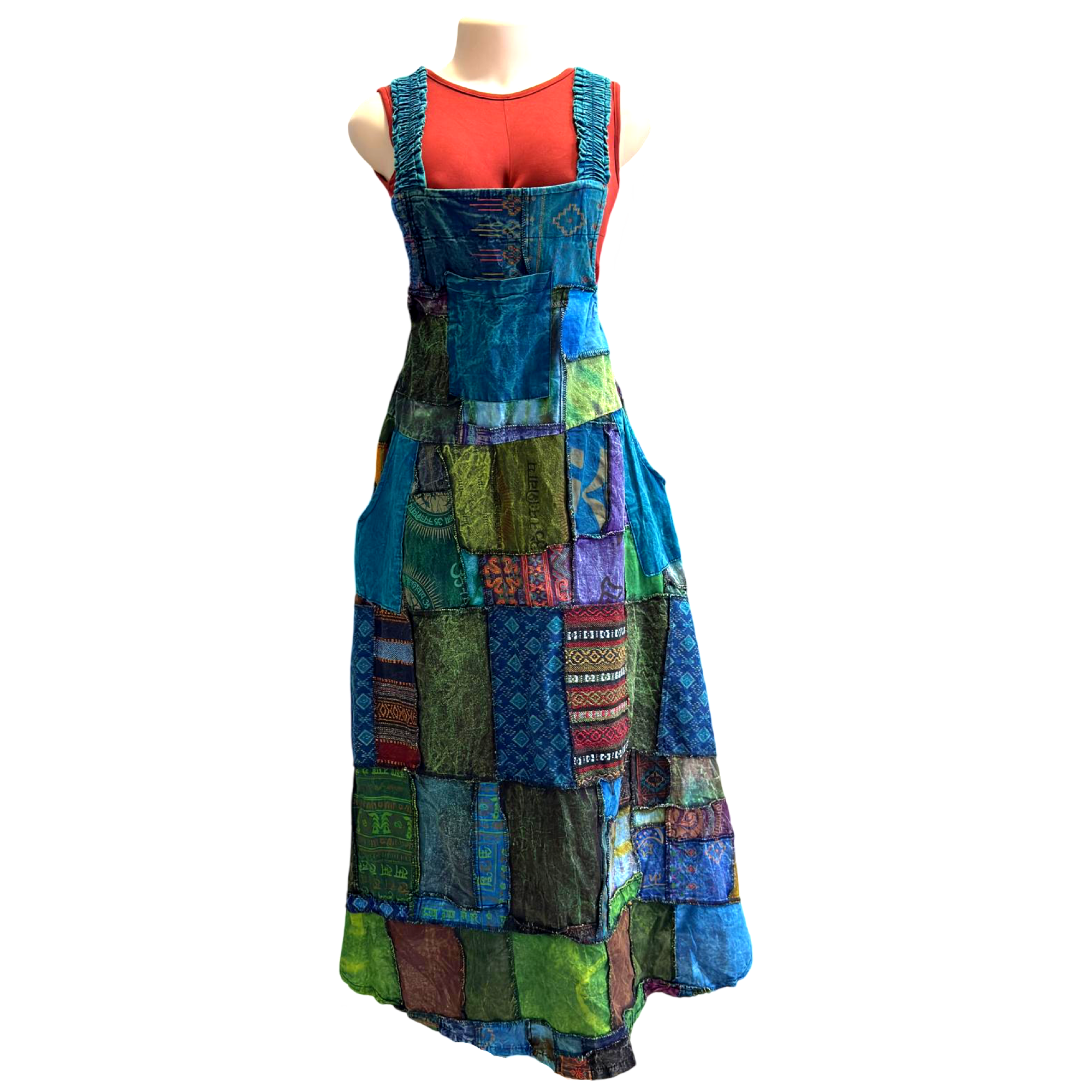 Patchwork Dress (Assorted Colors)