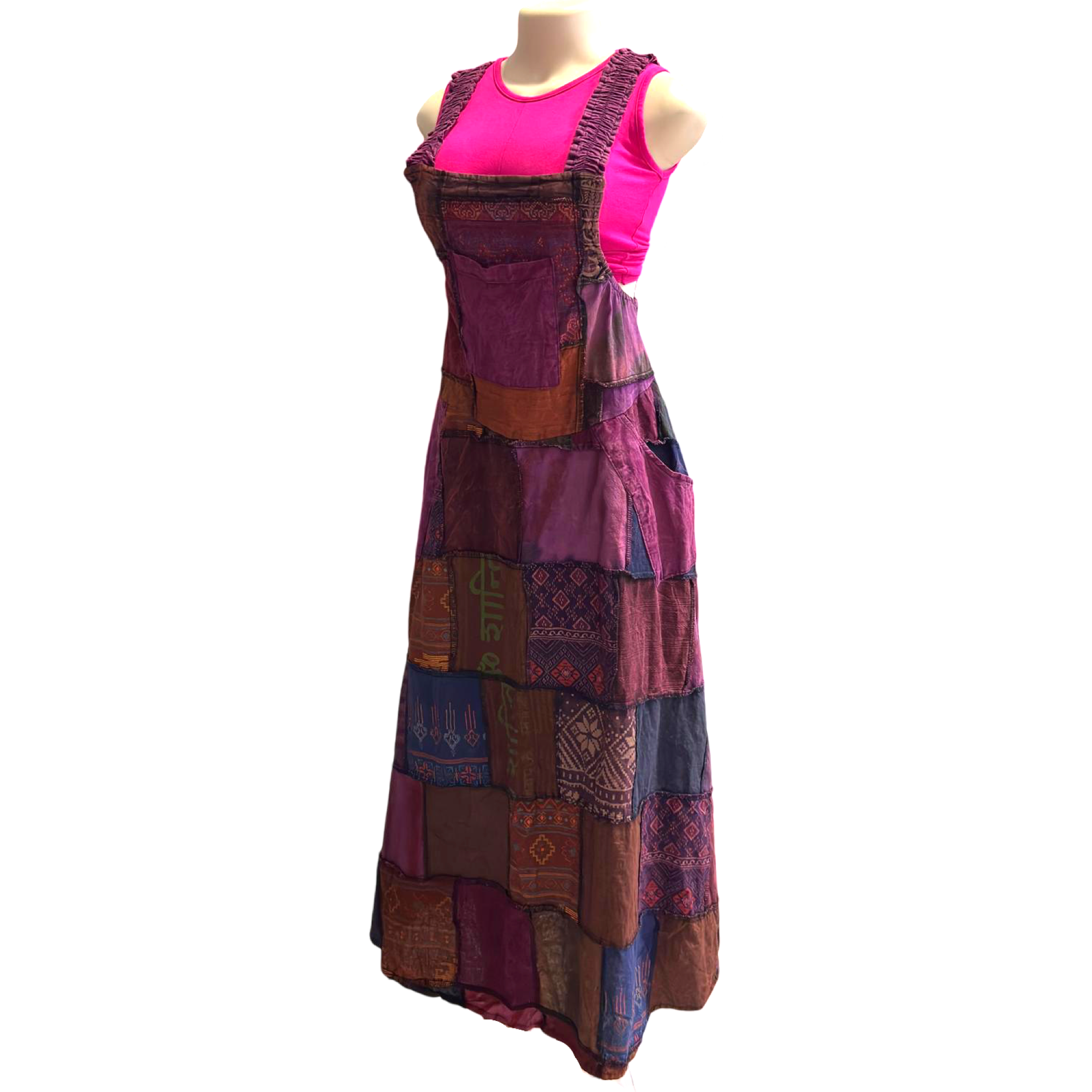 Patchwork Dress(Assorted Colors)