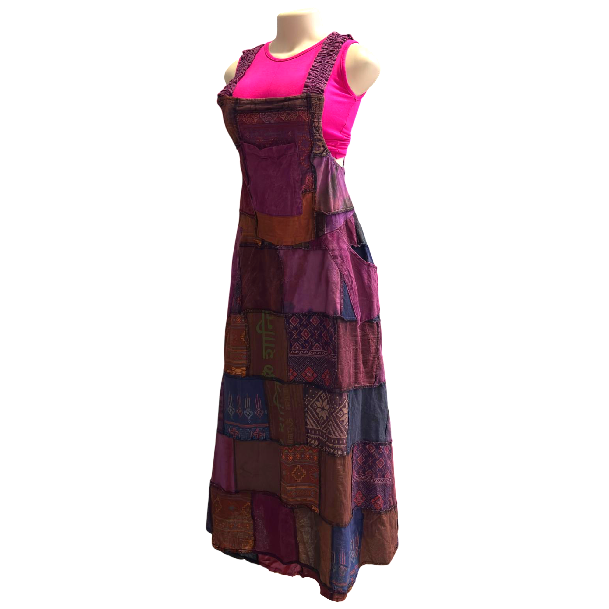 Patchwork Dress(Assorted Colors)