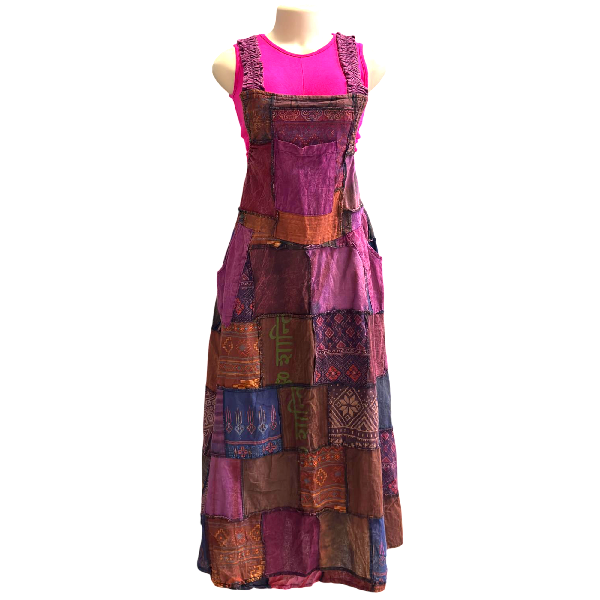 Patchwork Dress(Assorted Colors)