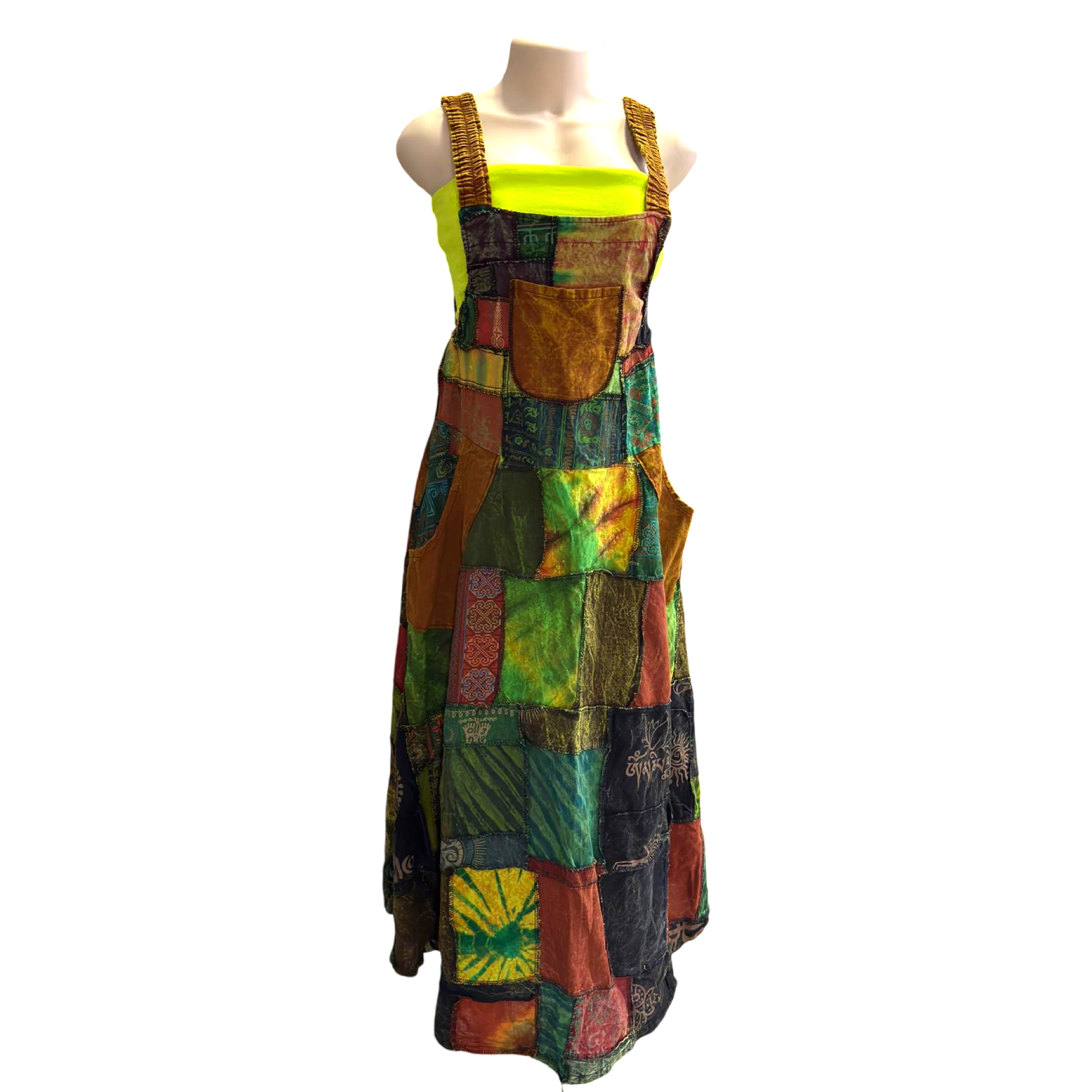 Patchwork Dress(Assorted Colors)