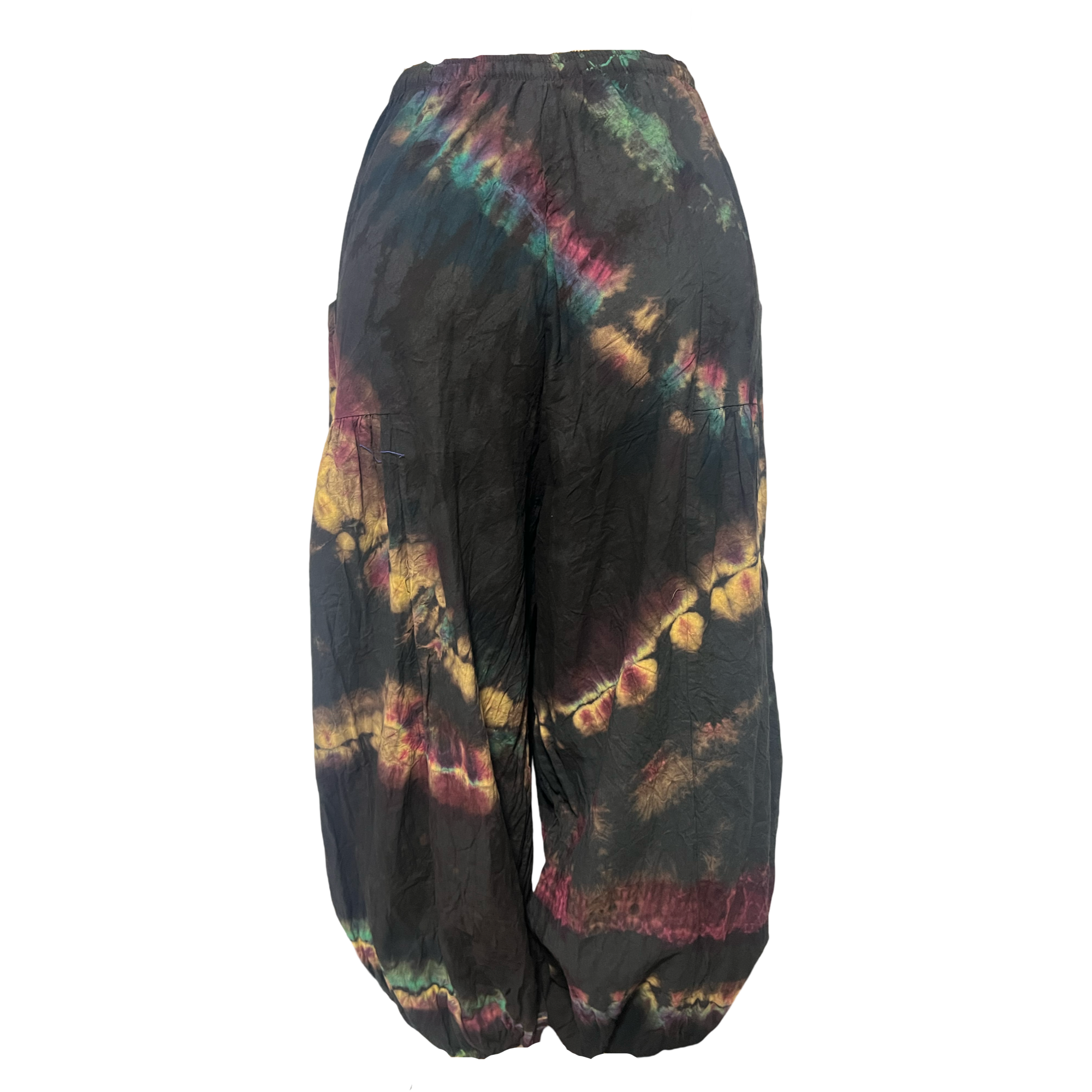 Pants - Brown Tie Dye Pants w/ 2 Pocket