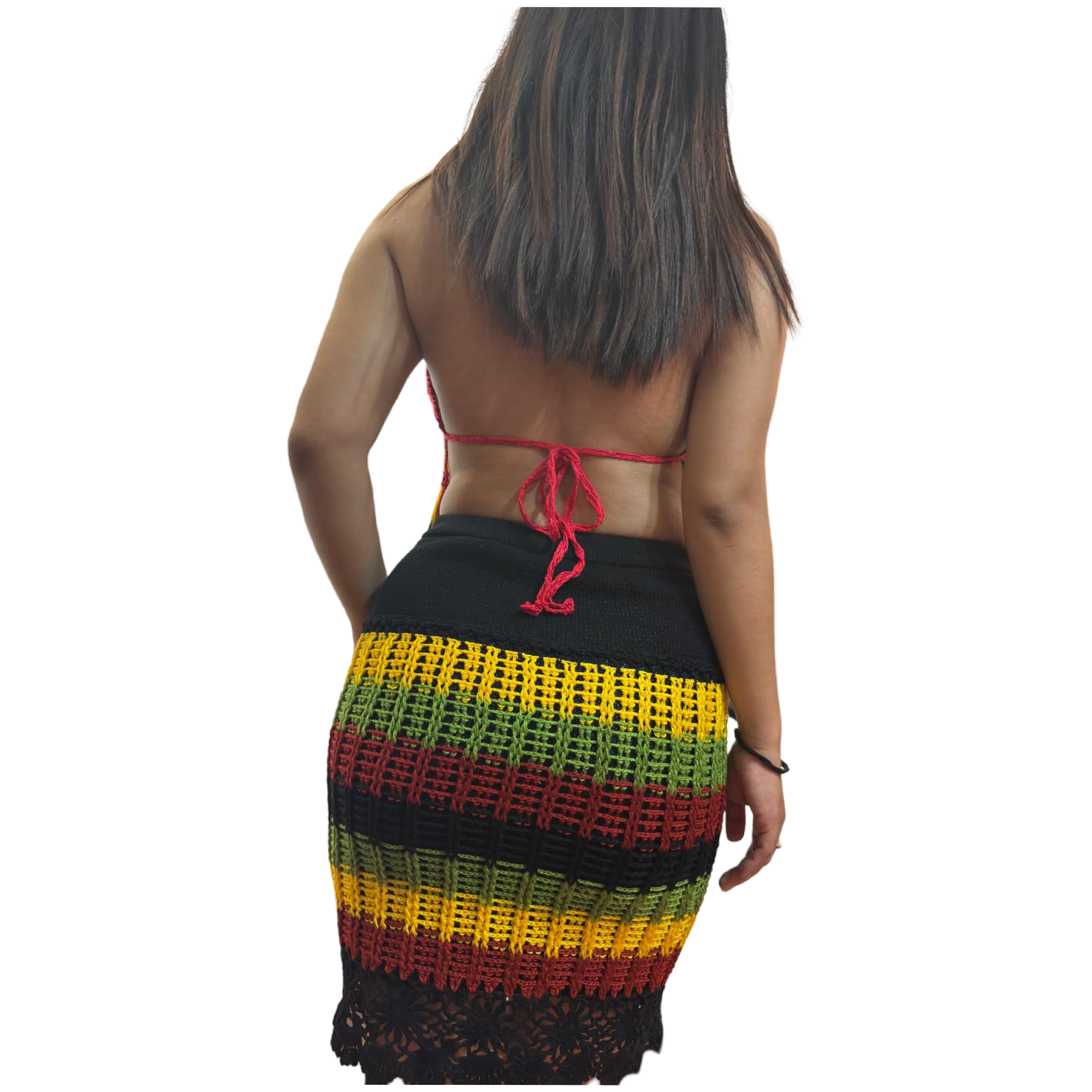 Rasta Crochet Skirt & Reggae Crochet Tops. KULTURAL VIBEZ Rasta Crochet Skirt & Reggae Crochet Tops. KULTURAL VIBEZ