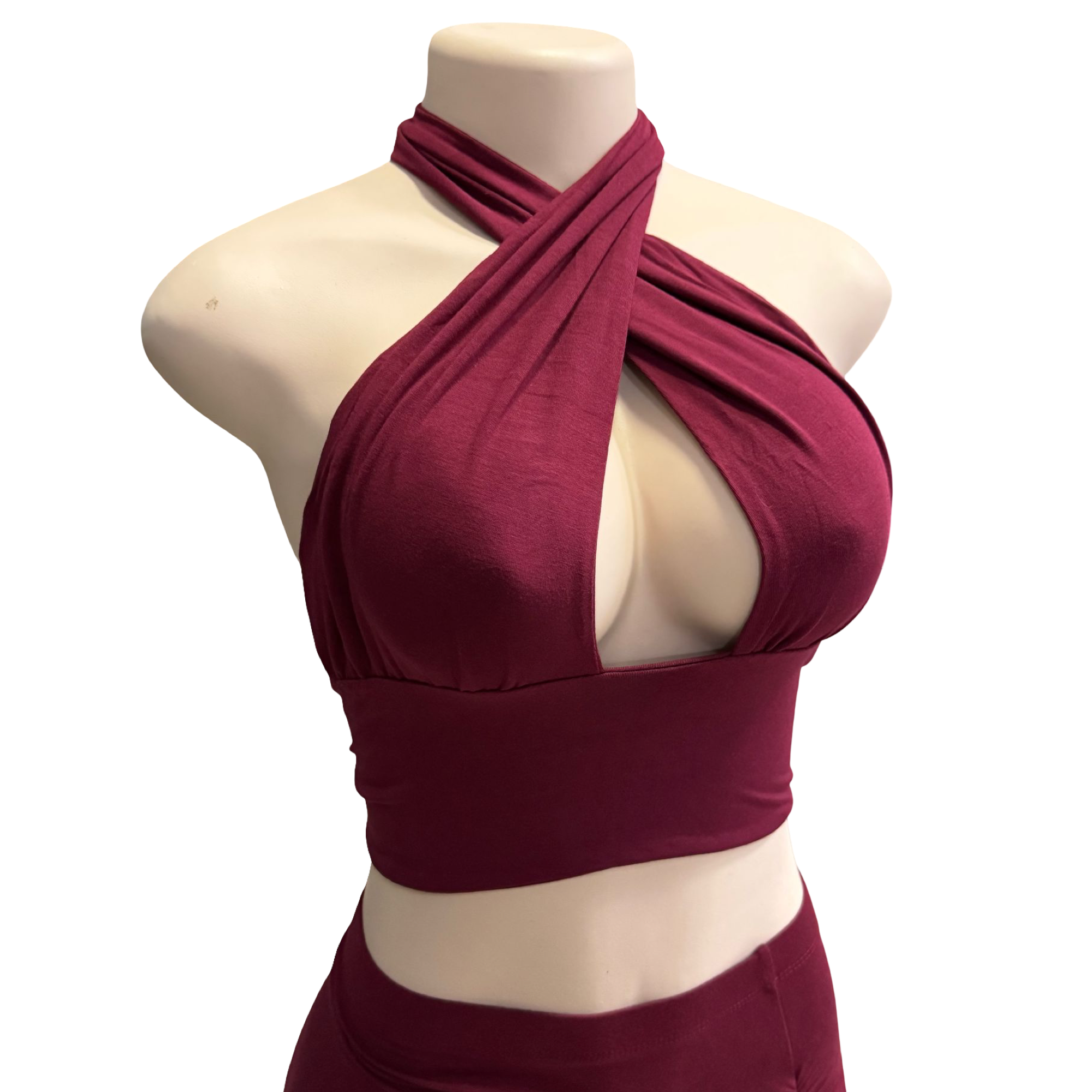 Tops - Criss Cross (Burgundy)