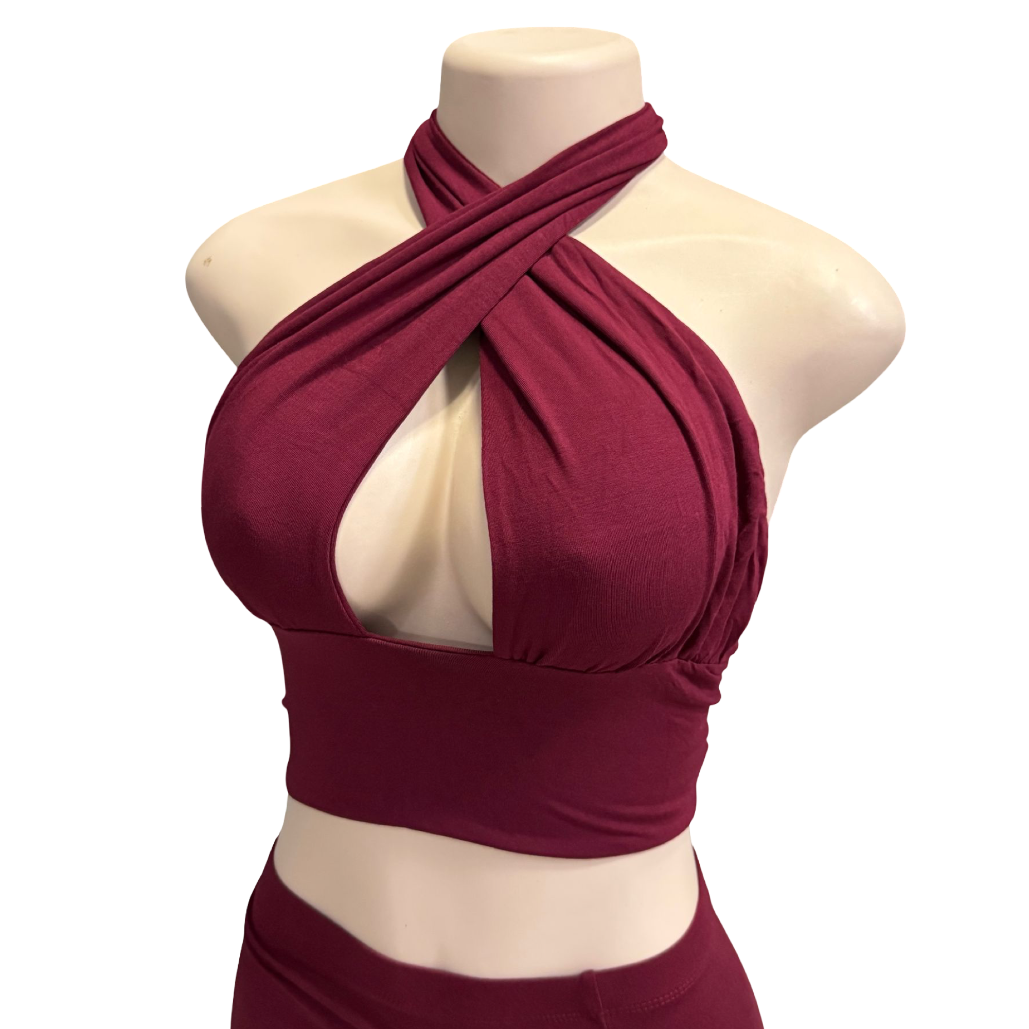 Tops - Criss Cross (Burgundy)