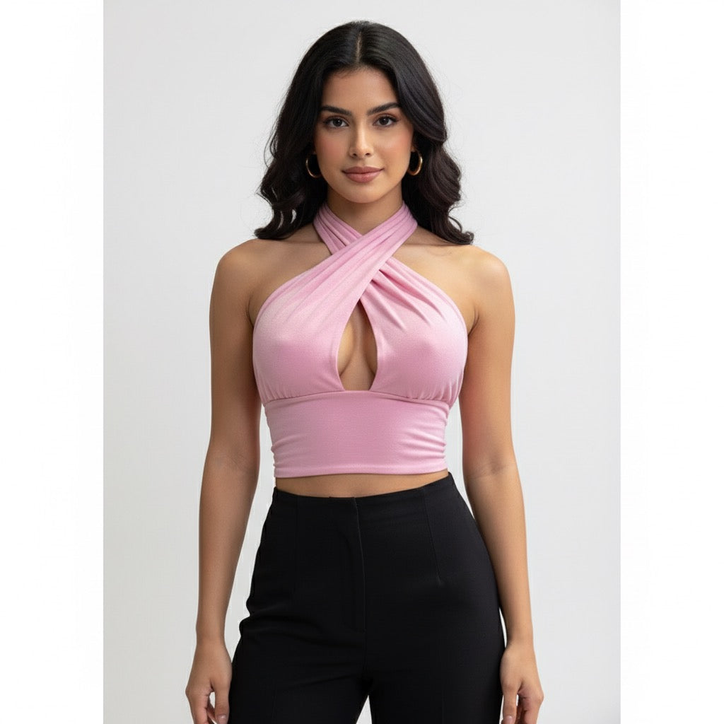 Tops - Criss Cross (Pink)