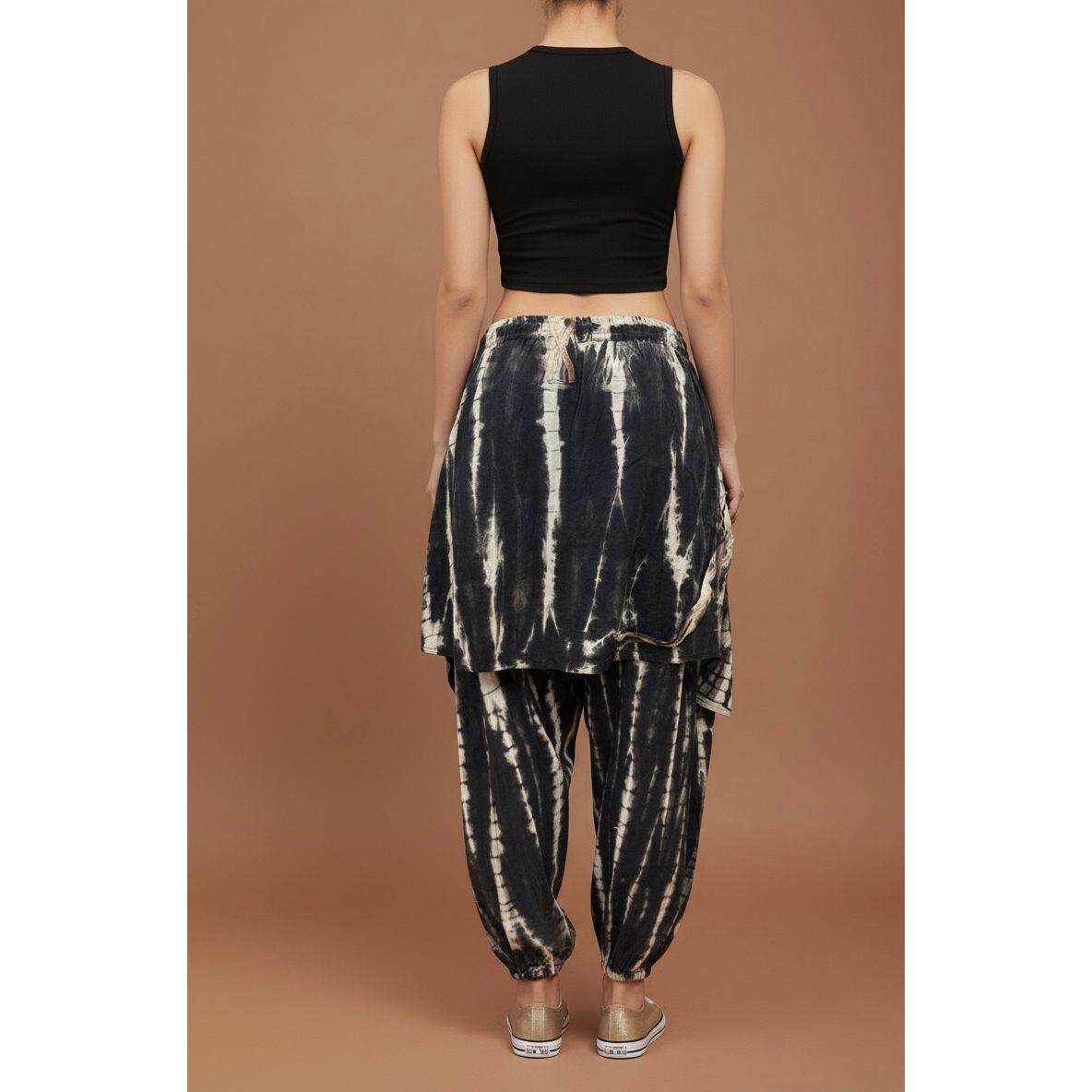 Tie-Dye Boho Harem Pants