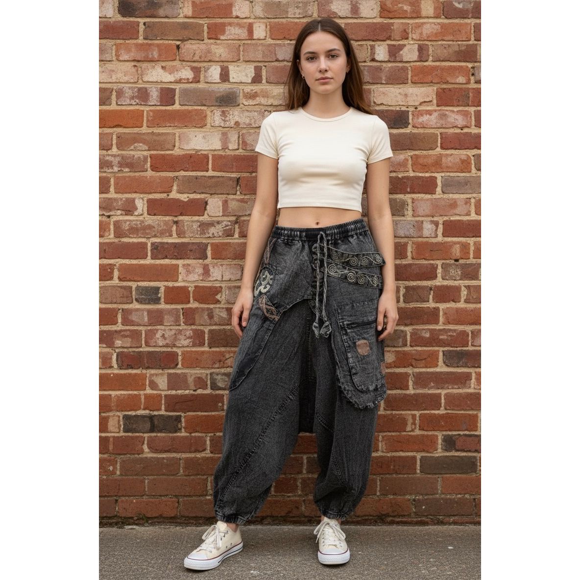 Tie-Dye Boho Harem Pants