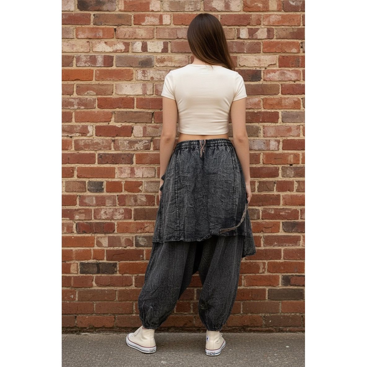 Tie-Dye Boho Harem Pants