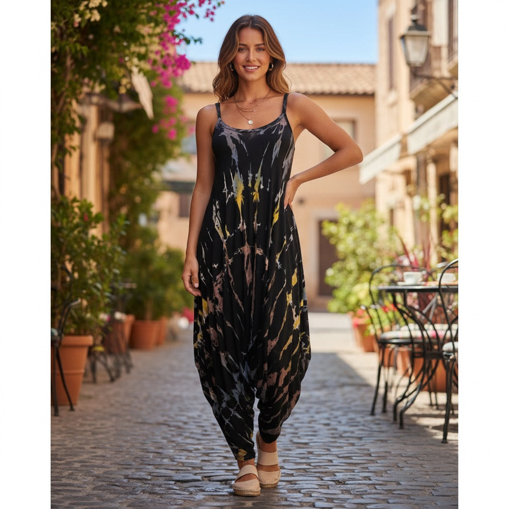 Romper - Tie Dye Balloon Romper
