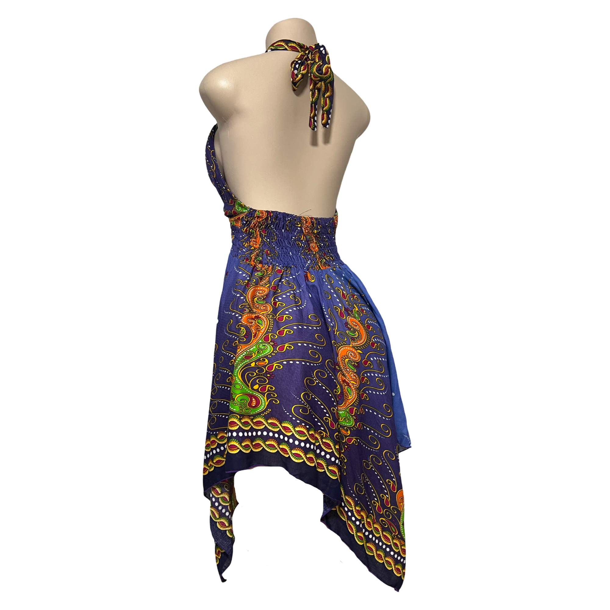 Dress - Paisley Bandana Halter Dress KULTURAL VIBEZ Dress - Paisley Bandana Halter Dress KULTURAL VIBEZ