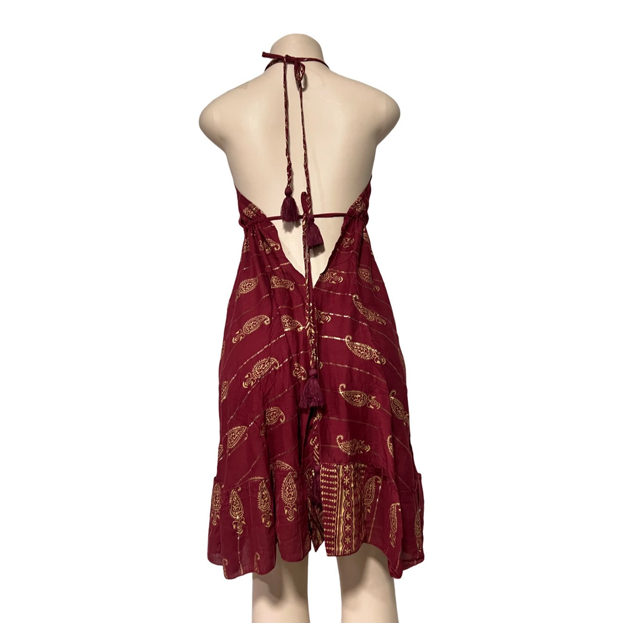 Dress - Silk Dress with Lurex / Red