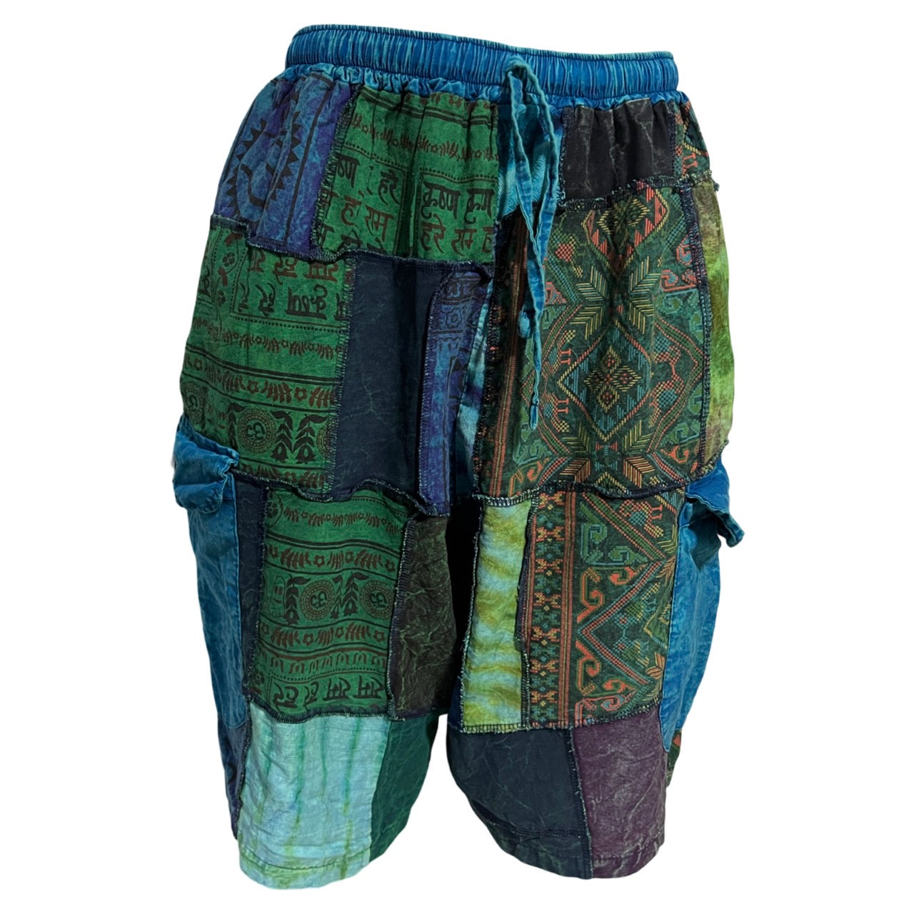 Shorts - Patchwork w/2 pocket